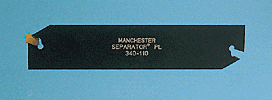 Empire style carbide cutoff blades