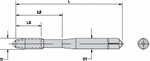 M12X1.75 HS G D11 4L BO TRULEDE TAP TIN